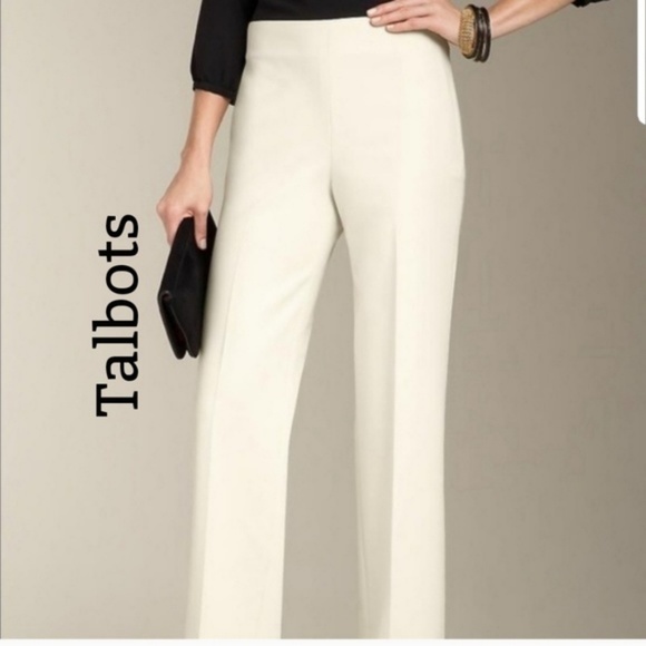 cream plus size pants